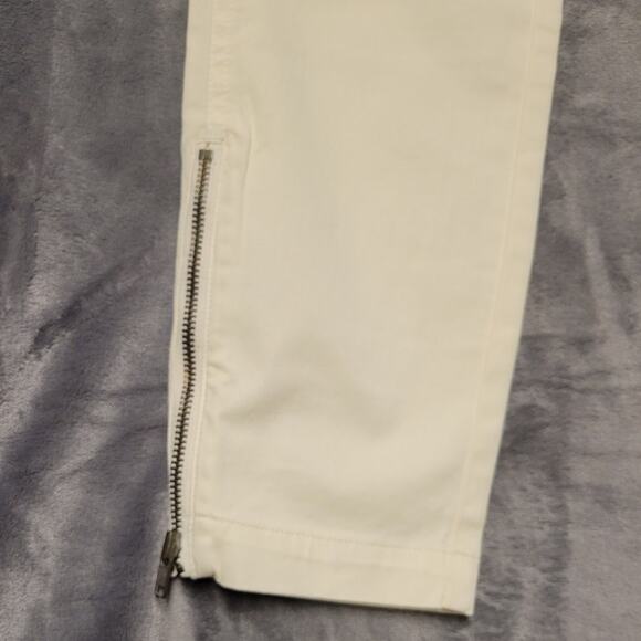 NWOT Butter Yellow Denim Pants Euro Summer Cruise Preppy Minimalist Utility - 28 - Picture 5 of 7